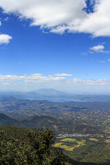 Obraz premium Panorámica del volcán de San Salvador