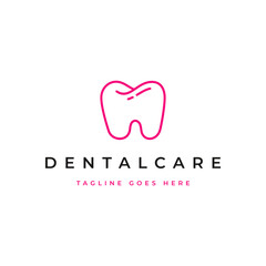Dental Care Logo Icon Design Template