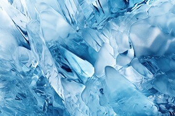 close up of a frozen ice berg