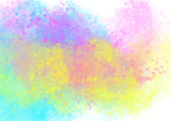 Multicolored splash background