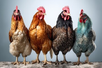 Fototapeta premium Enjoy Farm-to-Table Chicken from Our Farm