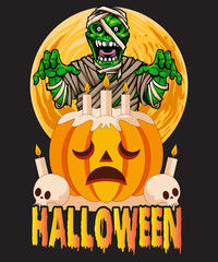 Halloween illustration t-shirt png, Halloween t-shirt png,illustration png file, halloween illustration,illustration tshirt,illustration design,t shirt graphic,t shirt print,t shirt graphics,Halloween