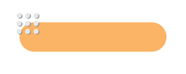 Obraz premium Vibrant Pill Shape Label 1