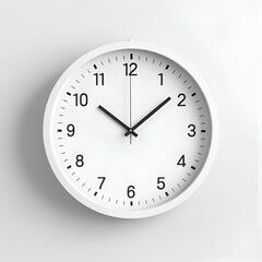 clock isolated on white Generative AI