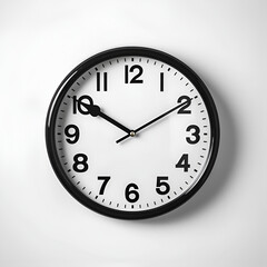 clock on a white background Generative AI