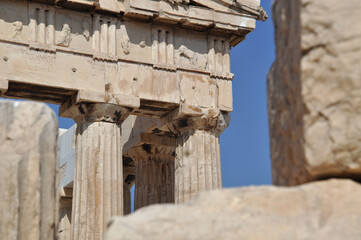 Partenón de Atenas - obrazy, fototapety, plakaty