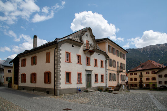 Sent, around Scuol, Lower Engadin, Switzerland