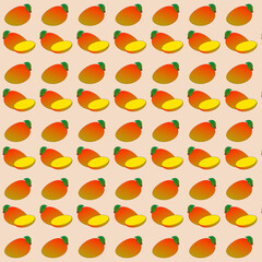 mango background. seamless pattern. backdrop