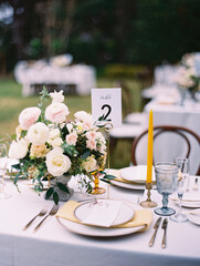 wedding table setting