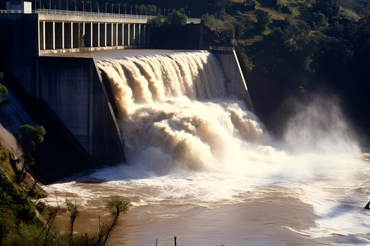 Ein Staudammbruch bedeutet eine große Naturkatastrophe für die Menschen