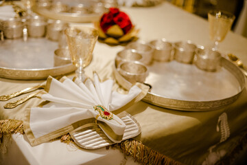 wedding table setting