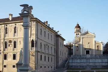 Obraz premium Piazza maggiore, Feltre