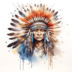 This watercolor painting collection is Native American-inspired and consists of beautiful vibrant paintings that are ultimately a tribute to Native American beauty and their fascinating culture. From 