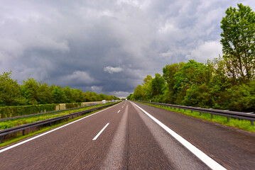 Autobahn A81 in Richtung Stuttgart   