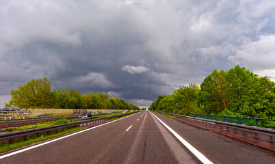 Autobahn A81 in Richtung Stuttgart   