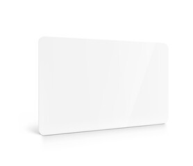 Blank card isolated on white background. Vector illustration isolated on white background.  Ready to use for your design. EPS10.	