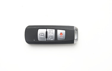 A picture of keyless car key with mobilizer on white background