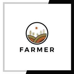 Agriculture premium vector logo .