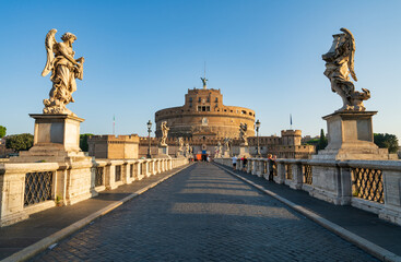 Fototapeta na wymiar Castel Sant Angelo in Rome. Italy