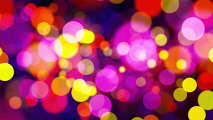 Abstract colorful bokeh