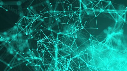 Abstract connection dots