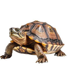 Obraz premium Turtle isolated on white created with Generative AI