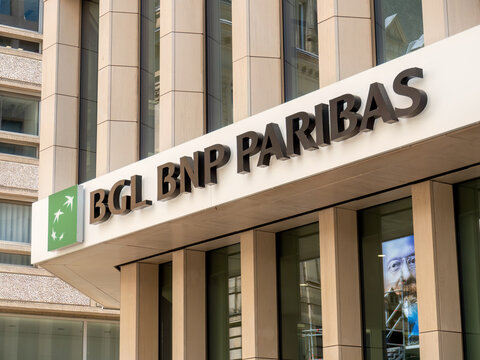 LUXEMBOURG - MAI 26, 2023: BGL BNP PARIBAS Building in Luxembourg
