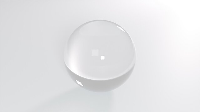 Abstract glass ball