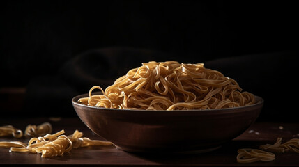 Italian Pasta Dishes image created by Generative AI