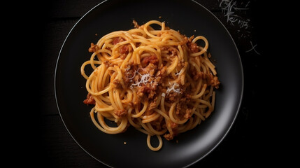 Italian Pasta Dishes image created by Generative AI