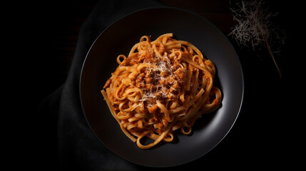 Italian Pasta Dishes image created by Generative AI