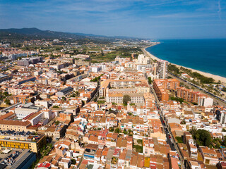 Image of landscape of Mataro in the Spain.