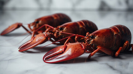 Lobster Seafood Sea Animal image created by Generative AI