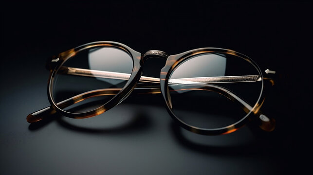 Eyeglasses, Eyewear, Glasses image created by Generative AI