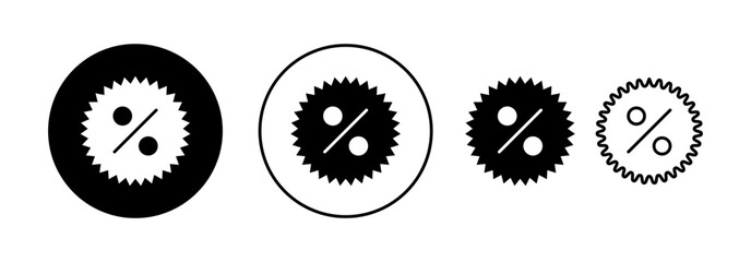 Discount icon vector for web and mobile app. Discount tag sign and symbol