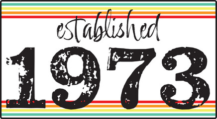 Established 1973, 1974, 1975, 1976