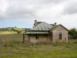 Abandoned ruins of Federation Era house - Western Victoria