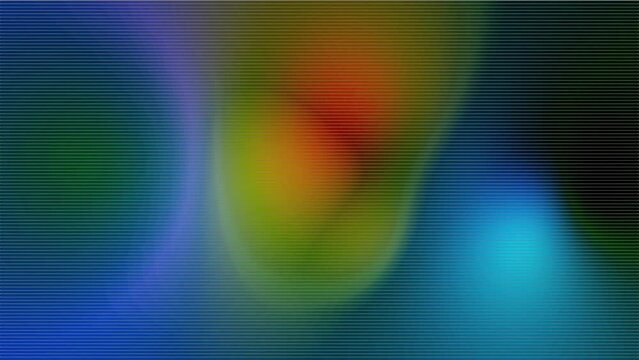 Retro screen gradient visual loop animation, abstract motion graphics animated background.