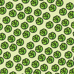 Brussels sprout pattern design or background