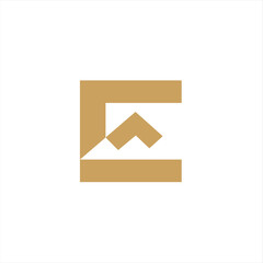 Letter E abstract logos design looks elegant, flexible, dynamic and modern. initial E to produce a monogram that is ready to be applied to the identity of the company. The yellow color philosophy is i