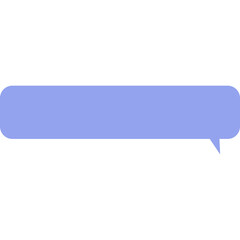 Obraz premium 둥글고 긴 말풍선