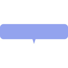 Obraz premium 둥글고 긴 말풍선