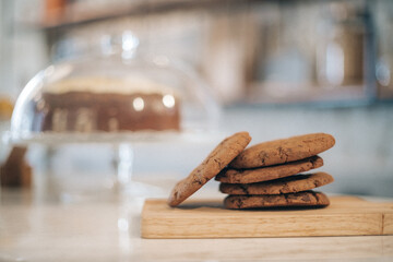 cookies on a table