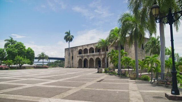 Alcazar de Colon, Diego Columbus residence situated in Spanish Square. Colonial Zone of the city, declared. Santo Domingo, Dominican Republic. 16TH CENTURY AD PROPERTY RELEASE IS NOT NECESSARY