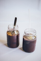 Acai smoothie with toppings