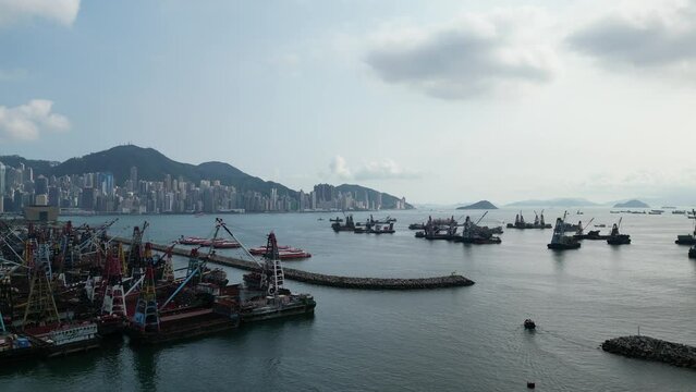 Harbor Haven: Yau Ma Teis Tranquil Typhoon Shelter, June 3 2023