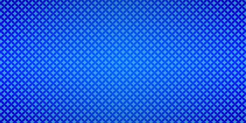 七宝柄文様　ブルーのグラデーション背景イラスト