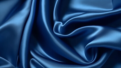 Obraz premium blue satin background