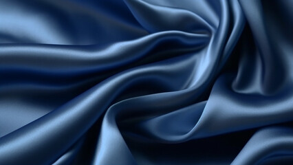 Fototapeta premium blue satin background