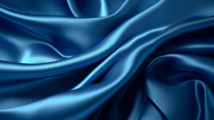 Obraz premium blue satin background